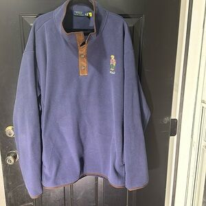 Men’s, Big and Tall quarter button up sweater